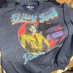Vintage Style Billy Joel Graphic Sweatshirt